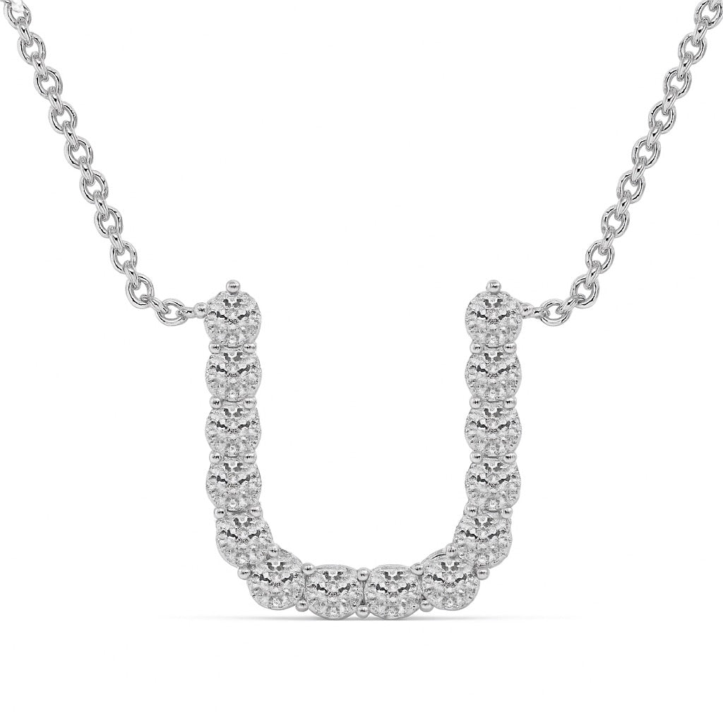 Diamond Initial Necklace