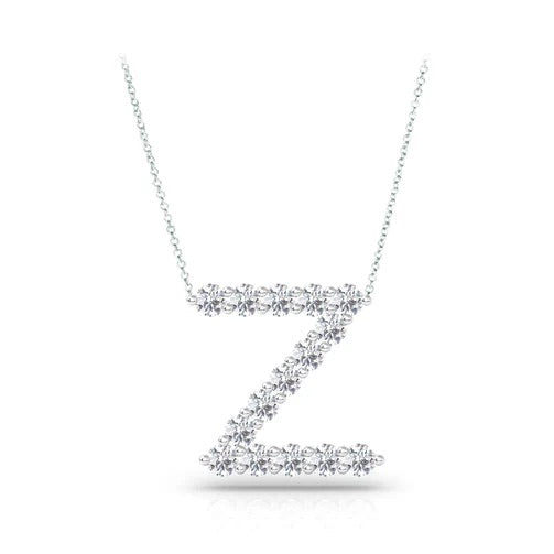 Diamond Initial Necklace