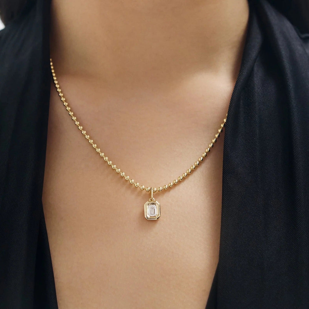Lumière Framed Diamond Pendant