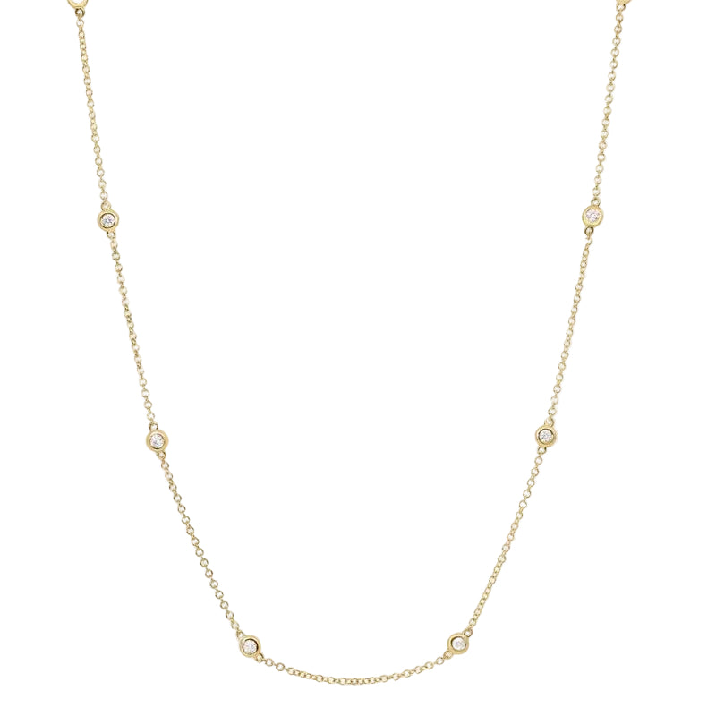 Celeste Bezel Diamond Necklace