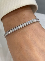 Load image into Gallery viewer, Lab Grown Oval Diamond Tennis Bracelet (10 ct. tw.)
