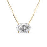 Load image into Gallery viewer, Luna Oval Diamond Necklace
