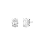 Load image into Gallery viewer, Oval Diamond Stud Earrings
